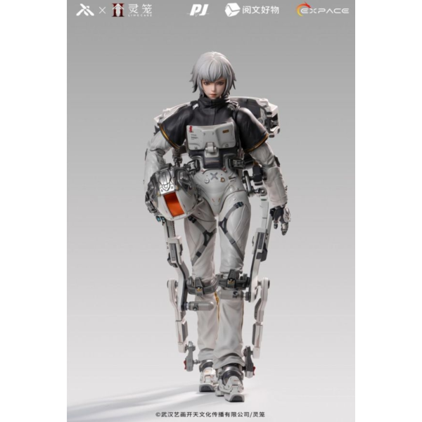 (預購) [標準版] Moki Magic x 靈籠 1/6 雨燕號艙外作戰服 白月魁 可動完成品 20260910 [標準版] Moki Magic x 靈籠 1/6 雨燕號艙外作戰服 白月魁 可動完成品
