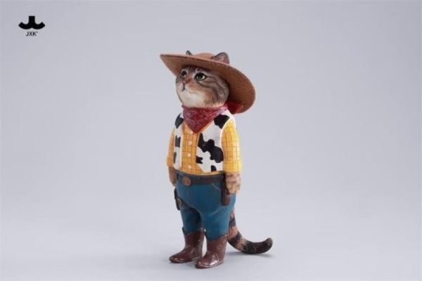 (預購) JXK Studio JXK-AI11 動物 牛仔貓警長 ABCD 分別販售 20260210 JXK Studio JXK-AI11 動物 牛仔貓警長 ABCD 分別販售
