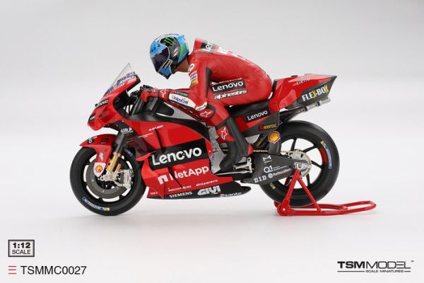 TSM MODEL 1/12 杜卡迪 Ducati Desmosedici GP22 #63 Ducati Lenovo Team Moto GP 2022 GRAN PREMIO D'ITALIA Rider TSMMC0027 TSM MODEL 1/12 杜卡迪 Ducati Desmosedici GP22 #63 Ducati Lenovo Team Moto GP 2022 GRAN PREMIO D'ITALIA Rider TSMMC0027