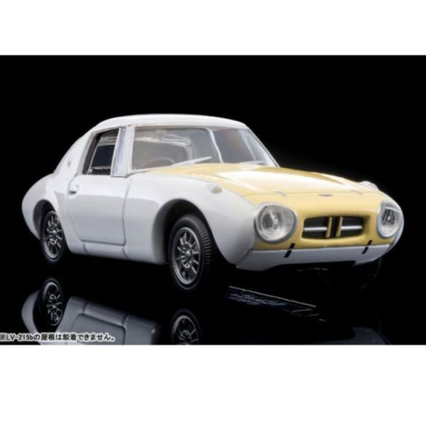 (預購) TOMYTEC 1/64 LV-215b 1965 豐田 Toyota Sports 800 Custom Color (White/Yellow) 20260625 TOMYTEC 1/64 LV-215b 1965 豐田 Toyota Sports 800 Custom Color (White/Yellow)