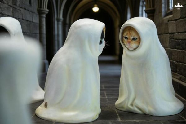 (預購) JXK334 動物 白袍喵靈 A 20260326 JXK334 動物 白袍喵靈 A