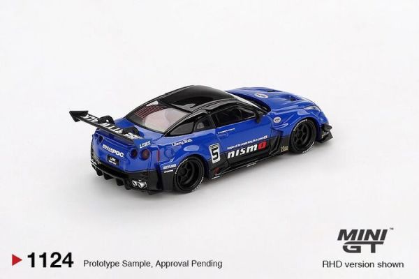 (預購) MINIGT 1/64 日產 LB-Silhouette WORKS GT NISSAN 35GT-RR Ver.2 Blue MGT01124-L (預購) MINIGT 1/64 日產 LB-Silhouette WORKS GT NISSAN 35GT-RR Ver.2 Blue MGT01124-L