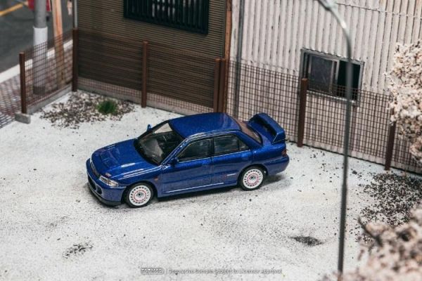 (預購) [吊卡版] TARMAC WORKS 1/64 三菱 GLOBAL64 Mitsubishi Lancer GSR Evolution II Blue T64G-049-BL 20260426 [吊卡版] TARMAC WORKS 1/64 三菱 GLOBAL64 Mitsubishi Lancer GSR Evolution II Blue T64G-049-BL