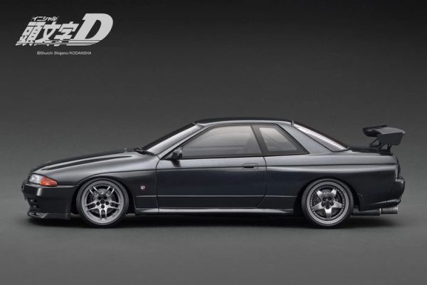 ignition model 1/18 頭文字D INITIAL D 日產 Nissan Skyline GT-R (BNR32) Gun Gray Metallic 北條凜 ignition model 1/18 頭文字D INITIAL D 日產 Nissan Skyline GT-R (BNR32) Gun Gray Metallic 北條凜