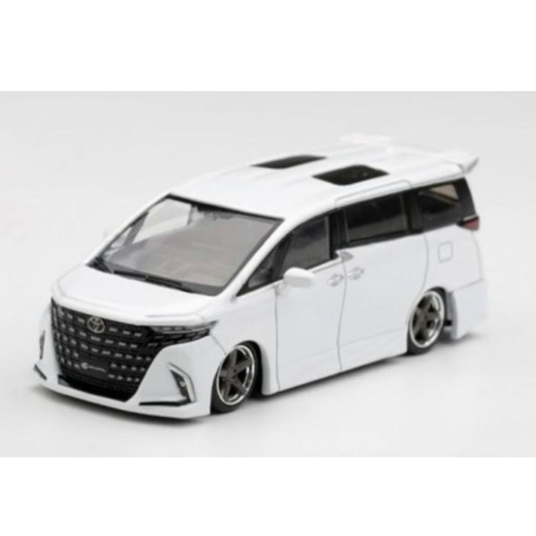 (預購) [吊卡版] MINIGT 1/64 豐田 Toyota Alphard 40 KUHL White LHD MGT01339-BL 20260730 [吊卡版] MINIGT 1/64 豐田 Toyota Alphard 40 KUHL White LHD MGT01339-BL