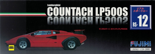 1/24 Lamborghini Countach LP500S FUJIMI RS12 富士美 組裝模型 FUJIMI,1/24,RS,林寶堅尼,Lamborghini,Countach,5000,LP500S,