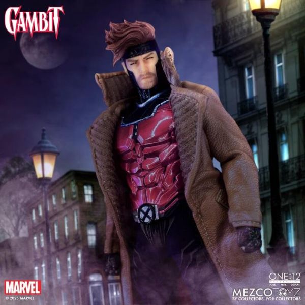 (預購) MEZCO TOYZ One:12 Collective 金牌手 Gambit 約17cm 可動完成品 20260120 MEZCO TOYZ One:12 Collective 金牌手 Gambit 約17cm 可動完成品
