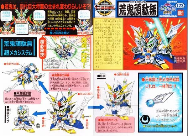 BANDAI SD鋼彈 BB戰士 123 七人超將軍篇 荒鬼頑駄無 BANDAI SD鋼彈 BB戰士 123 七人超將軍篇 荒鬼頑駄無