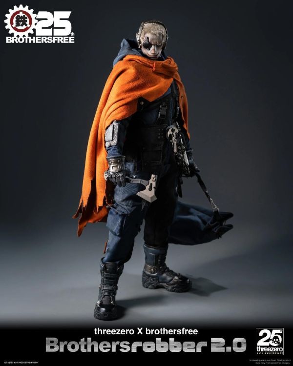 (預購) threezero 1/6 鐵人兄弟 盜俠 2.0 經典普通版 33.6cm 3Z10746W0 可動完成品 20260906 threezero 1/6 鐵人兄弟 盜俠 2.0 經典普通版 33.6cm 3Z10746W0 可動完成品