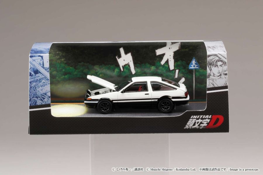 Hobby JAPAN 1/64 豐田 Toyota SPRINTER TRUENO GT APEX (AE86) / 頭文字D場景系列 藤原拓海 VS 須藤京一 伊呂波山道戰 HJ641052DB Hobby JAPAN 1/64 豐田 Toyota SPRINTER TRUENO GT APEX (AE86) / 頭文字D場景系列 藤原拓海 VS 須藤京一 伊呂波山道戰 HJ641052DB