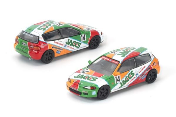 (預購) POP RACE 1/64 本田 HONDA CIVIC (EG6) JACCS 20260129 POP RACE 1/64 本田 HONDA CIVIC (EG6) JACCS