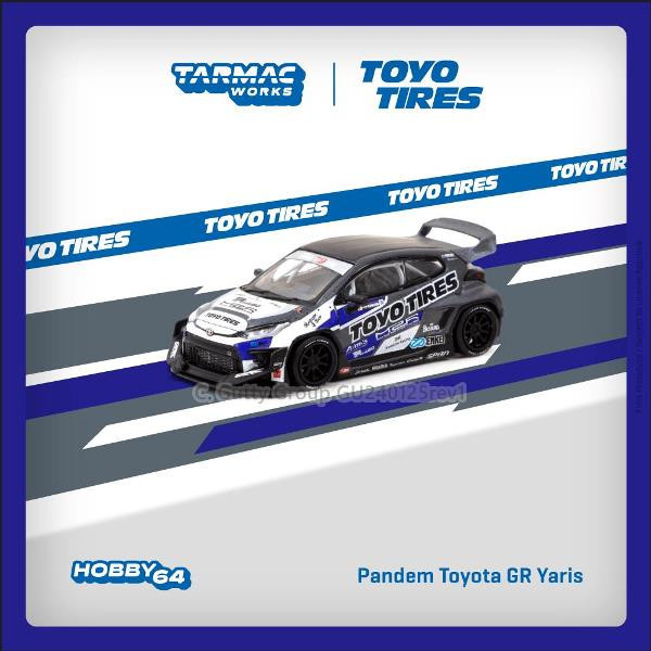 TARMAC WORKS 1/64 Pandem 豐田 Toyota GR Yaris TOYO TIRES 東洋暴力鴨 TARMAC WORKS 1/64 Pandem 豐田 Toyota GR Yaris TOYO TIRES 東洋暴力鴨