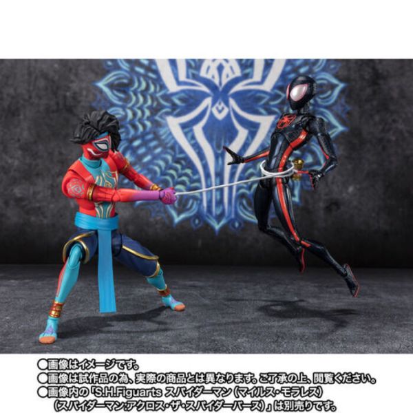 BANDAI S.H.F 蜘蛛人 穿越新宇宙 印度蜘蛛人 已塗裝可動完成品 BANDAI S.H.F 蜘蛛人 穿越新宇宙 印度蜘蛛人 已塗裝可動完成品