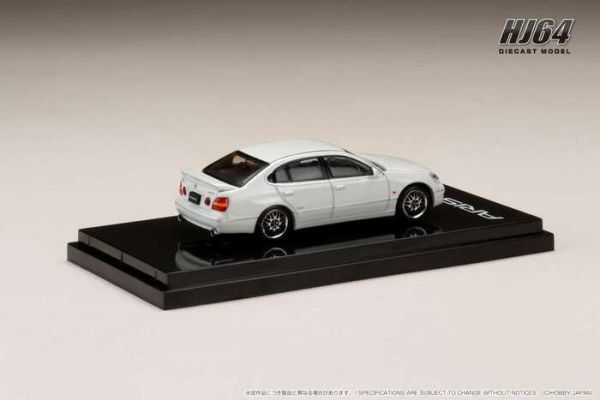 Hobby JAPAN 1/64 豐田 Toyota ARISTO V300 VERTEX EDITION 前期版 改裝式樣 珍珠白 HJ642030CW Hobby JAPAN 1/64 豐田 Toyota ARISTO V300 VERTEX EDITION 前期版 改裝式樣 珍珠白 HJ642030CW