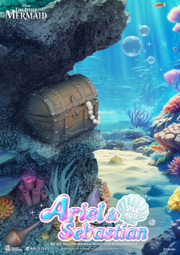 (預購) 野獸國 小美人魚 極匠系列 愛麗兒與賽巴斯汀 MC-103 已塗裝完成品 20251229 野獸國 小美人魚 極匠系列 愛麗兒與賽巴斯汀 MC-103 已塗裝完成品