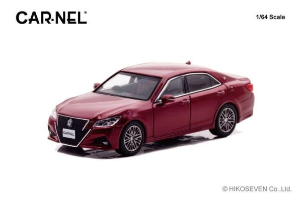 CAR-NEL 1/64 豐田皇冠 Toyota CROWN Athlete S日本車色選配版 2015紅 水晶紅 CN640046 CAR-NEL 1/64 豐田皇冠 Toyota CROWN Athlete S日本車色選配版 2015紅 水晶紅 CN640046