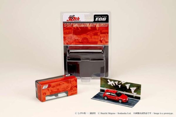 (預購) [吊卡版] 頭文字D 30周年紀念 第二彈 Hobby JAPAN 1/64 本田 Honda CIVIC (EG6) Myogi Night Kids / 頭文字 D  庄司 慎吾 vs 藤原 拓海 HJDMD006 (預購) [吊卡版] 頭文字D 30周年紀念 第二彈 Hobby JAPAN 1/64 本田 Honda CIVIC (EG6) Myogi Night Kids / 頭文字 D  庄司 慎吾 vs 藤原 拓海 HJDMD006