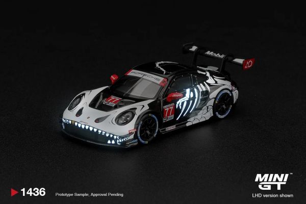 (預購) MINIGT 1/64 Porsche 911 GT3 R #77 Skeleton Rexy 2026 IMSA LHD（盒裝／吊卡版）分別販售 20261102 MINIGT 1/64 Porsche 911 GT3 R #77 Skeleton Rexy 2026 IMSA LHD（盒裝／吊卡版）分別販售