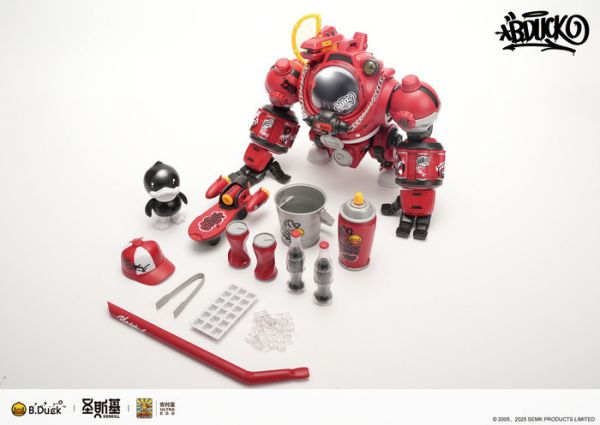 聖斯基 SSKBDUCK02 國潮機甲 嘻哈達克 可動完成品 聖斯基 SSKBDUCK02 國潮機甲 嘻哈達克 可動完成品