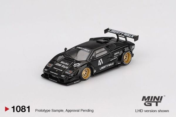 (預購) MINIGT 1/64 藍寶堅尼 Lamborghini Countach LB-WORKS Black MGT01081-L (預購) MINIGT 1/64 藍寶堅尼 Lamborghini Countach LB-WORKS Black MGT01081-L