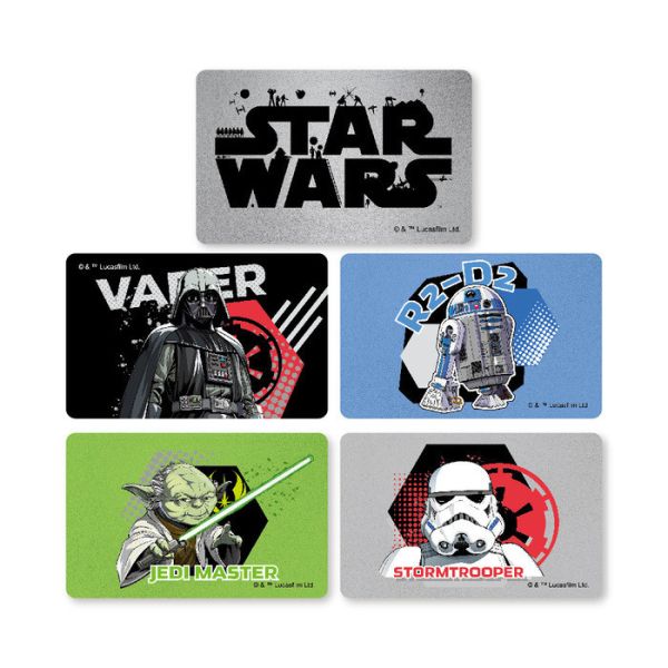 STAR WARS 一卡通 全5種 分別販售  — 《網點黑武士》《網點白兵》《網點尤達》《網點R2D2》《網點LOGO》 星際大戰 STAR WARS 一卡通 全5種 分別販售  — 《網點黑武士》《網點白兵》《網點尤達》《網點R2D2》《網點LOGO》