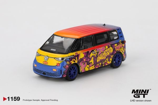 (預購) MINIGT 1/64 福斯 Volkswagen ID.Buzz KW/BBS LHD 吊卡版 MGT01159-BL 20251113 MINIGT 1/64 福斯 Volkswagen ID.Buzz KW/BBS LHD 吊卡版 MGT01159-BL