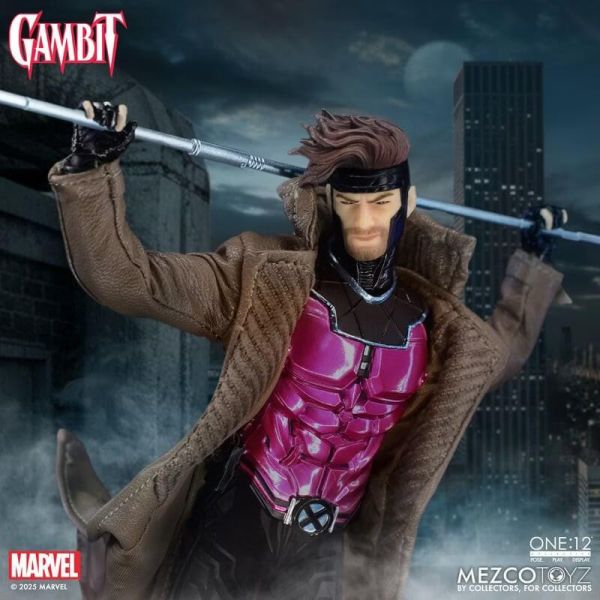 (預購) MEZCO TOYZ One:12 Collective 金牌手 Gambit 約17cm 可動完成品 20260120 MEZCO TOYZ One:12 Collective 金牌手 Gambit 約17cm 可動完成品