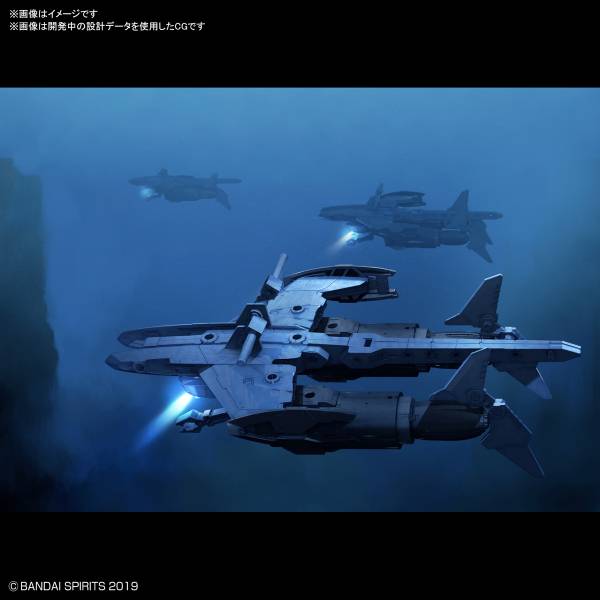 BANDAI 1/144 30MM #05 擴充武裝機具 攻擊型潛艇Ver. 淺灰色組裝模型 BANDAI,1/144,30MM,#25,指揮官機用選配式裝甲,拉比歐用