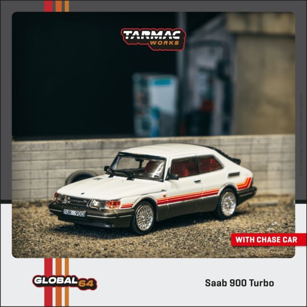 TARMAC WORKS 1/64 紳寶 Saab 900 Turbo White T64G-056-WH TARMAC WORKS 1/64 紳寶 Saab 900 Turbo White T64G-056-WH