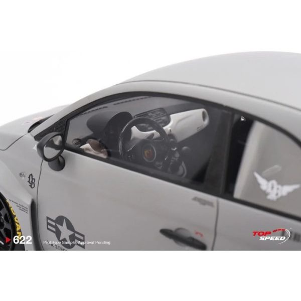 TOP SPEED 1/18 飛雅特 Abarth 595 LB-WORKS x Abas Works Fighters TS0622 TOP SPEED 1/18 飛雅特 Abarth 595 LB-WORKS x Abas Works Fighters TS0622