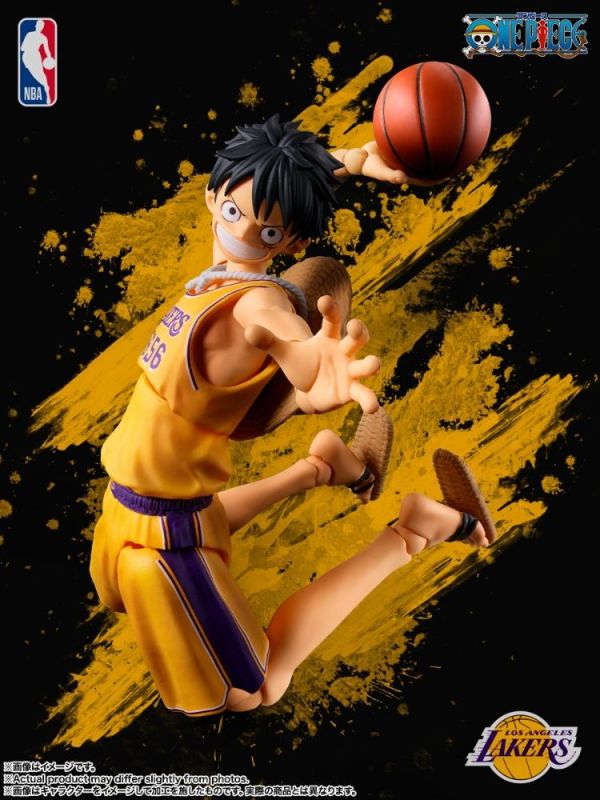 (預購) BANDAI S.H.Figuarts SHF 航海王 ONE PIECE×NBA 魯夫 LAKERS ver. 可動完成品 20260401 BANDAI S.H.Figuarts SHF 航海王 ONE PIECE×NBA 魯夫 LAKERS ver. 可動完成品