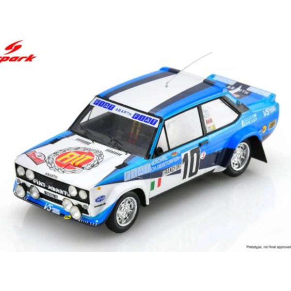 (預購) SPARK 1/43 飛雅特 Fiat 131 Abarth No.10 Winner Monte Carlo Rally 1980 S8278 20260924 SPARK 1/43 飛雅特 Fiat 131 Abarth No.10 Winner Monte Carlo Rally 1980 S8278