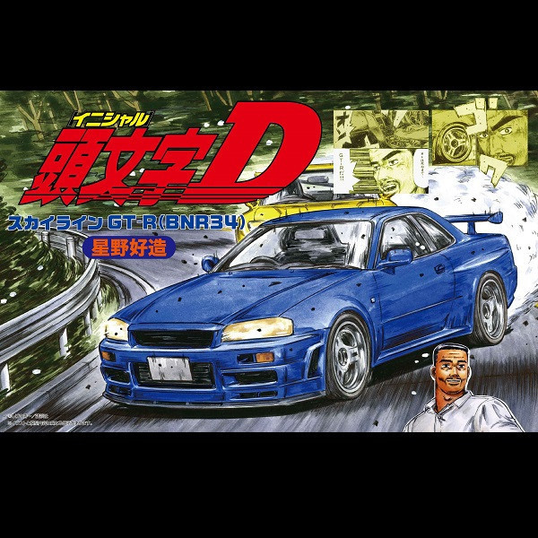 1/24 頭文字D SKYLINE GT-R R34 星野好造 FUJIMI ISD22 富士美 組裝模型 FUJIMI,1/24,RS,BMW,325i,VW,GOLF,GTI,三菱,STARION,1985,SUBARU,IMPREZA,WRX,HONDA,CR-Z