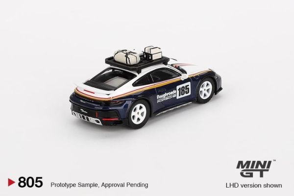 MINIGT 1/64 保時捷 Porsche 911 達卡拉力賽用裝備包 白/龍膽金屬藍雙色 MGT00805-L MINIGT 1/64 保時捷 Porsche 911 達卡拉力賽用裝備包 白/龍膽金屬藍雙色 MGT00805-L