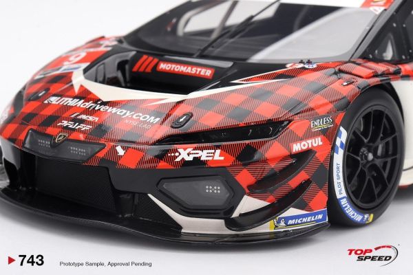 (預購) TOP SPEED 1/18 藍寶堅尼 Lamborghini Temerario GT3 #9 Pfaff Motorsports 2026 IMSA Sebring 12 Hrs TS0743 20260824 TOP SPEED 1/18 藍寶堅尼 Lamborghini Temerario GT3 #9 Pfaff Motorsports 2026 IMSA Sebring 12 Hrs TS0743