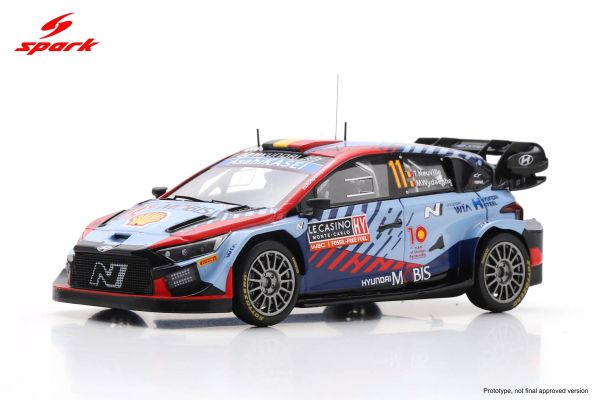 (預購) SPARK 1/43 現代 Hyundai i20N Rally1 No.11 Winner Monte Carlo Rally 2024 S6910 20260924 SPARK 1/43 現代 Hyundai i20N Rally1 No.11 Winner Monte Carlo Rally 2024 S6910