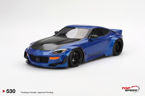TOPSPEED 1/18 日產 Nissan Z RZ34 Pandem Seiran Blue TS0530 TOPSPEED 1/18 日產 Nissan Z RZ34 Pandem Seiran Blue TS0530