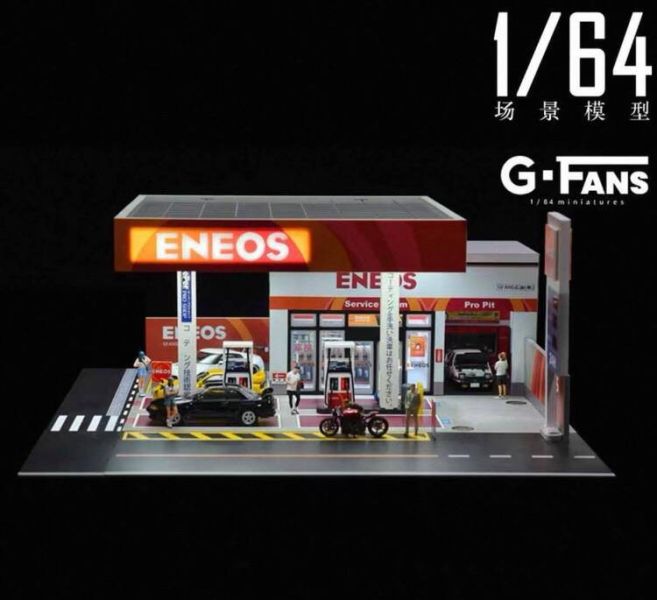 (預購) GFans 1/64 ENEOS加油站 仿真建築場景模型 (預購) GFans 1/64 ENEOS加油站 仿真建築場景模型
