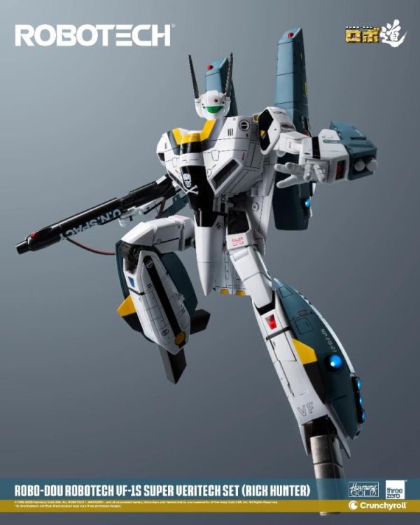 (預購) threezero ROBO-DOU 超時空要塞 VF-1S 變形戰鬥機超級裝甲套裝 RICK HUNTER 20.3cm 3Z03076W0 20260614 threezero ROBO-DOU 超時空要塞 VF-1S 變形戰鬥機超級裝甲套裝 RICK HUNTER 20.3cm 3Z03076W0