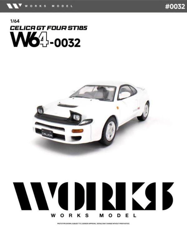 (預購) WORKS MODEL 1/64 豐田 TOYOTA CELICA GT FOUR ST185 W640032 20260708 WORKS MODEL 1/64 豐田 TOYOTA CELICA GT FOUR ST185 W640032