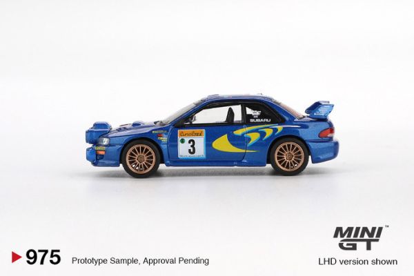 MINIGT 1/64 速霸陸 Subaru Impreza WRC98 1998 Rally Monte-Carlo 3rd Place #3 MGT00975-L MINIGT 1/64 速霸陸 Subaru Impreza WRC98 1998 Rally Monte-Carlo 3rd Place #3 MGT00975-L