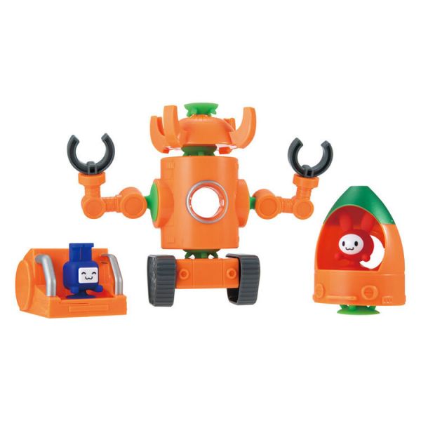 BANDAI 結構玩具Q兔子系列 火箭合體套組 BANDAI 結構玩具Q兔子系列 火箭合體套組
