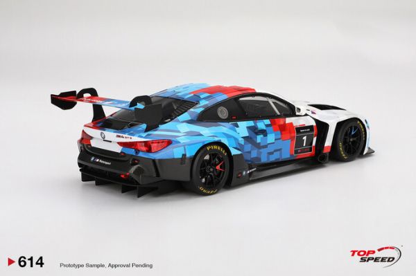 TOP SPEED 1/18 寶馬 BMW M4 GT3 EVO Presentation TS0614 TOP SPEED 1/18 寶馬 BMW M4 GT3 EVO Presentation TS0614