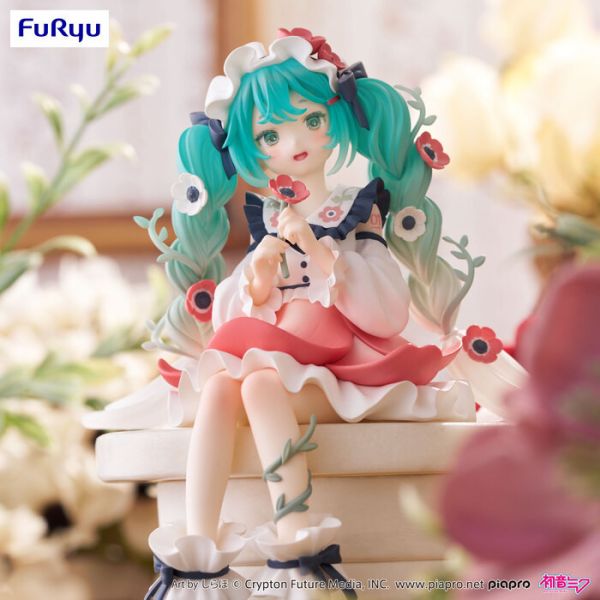 Furyu 景品 初音未來 泡麵蓋公仔 銀蓮花精靈Ver. 2507 Furyu 景品 初音未來 泡麵蓋公仔 銀蓮花精靈Ver.