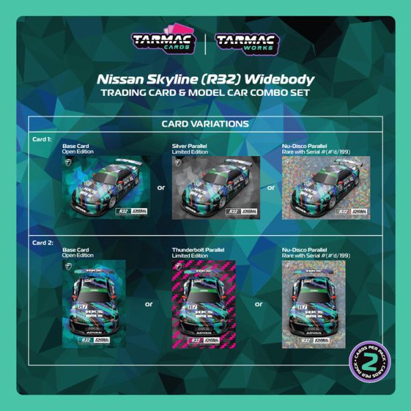 (預購) TARMAC WORKS 1/64 日產 Nissan Skyline (R32) Widebody HKS T64G-061-HKS (預購) TARMAC WORKS 1/64 日產 Nissan Skyline (R32) Widebody HKS T64G-061-HKS