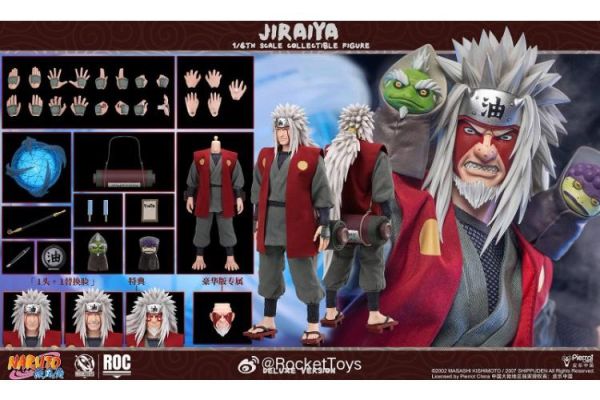 (預購) [豪華版] RocketToys 1/6 火影忍者 疾風傳 Jiraiya 自來也 DX 可動完成品 ROC-020 20260602 [豪華版] RocketToys 1/6 火影忍者 疾風傳 Jiraiya 自來也 DX 可動完成品 ROC-020