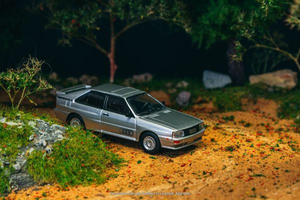 TARMAC WORKS 1/64 奧迪 Audi Quattro Silver T64S-025-SL TARMAC WORKS 1/64 奧迪 Audi Quattro Silver T64S-025-SL