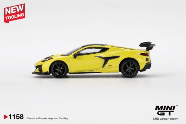 (預購) 新模具 MINIGT 1/64 雪佛蘭 Chevrolet Corvette ZR1  Accelerate Yellow LHD 吊卡版 MGT01158-BL 20251113 新模具 MINIGT 1/64 雪佛蘭 Chevrolet Corvette ZR1  Accelerate Yellow LHD 吊卡版 MGT01158-BL