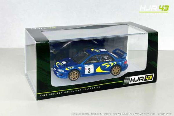 Hobby JAPAN 1/43 速霸陸 SUBARU IMPREZA 硬皮鯊 環科西嘉拉力賽1997冠軍車 編號3號 柯林邁可雷 HJR431002A Hobby JAPAN 1/43 速霸陸 SUBARU IMPREZA 硬皮鯊 環科西嘉拉力賽1997冠軍車 編號3號 柯林邁可雷 HJR431002A