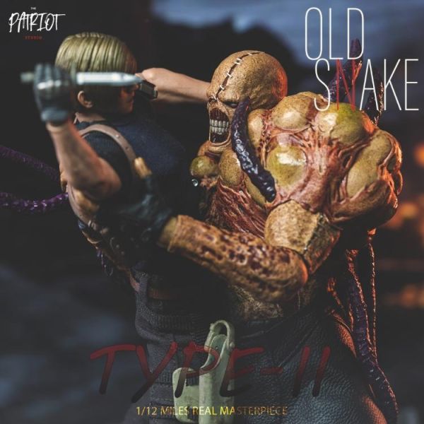 (預購) PatriotStudio 1/12 惡靈古堡2 追蹤者 oldsnake B款 第二型態 下半身黑皮衣 可動完成品 20260331 PatriotStudio 1/12 惡靈古堡2 追蹤者 oldsnake B款 第二型態 下半身黑皮衣 可動完成品